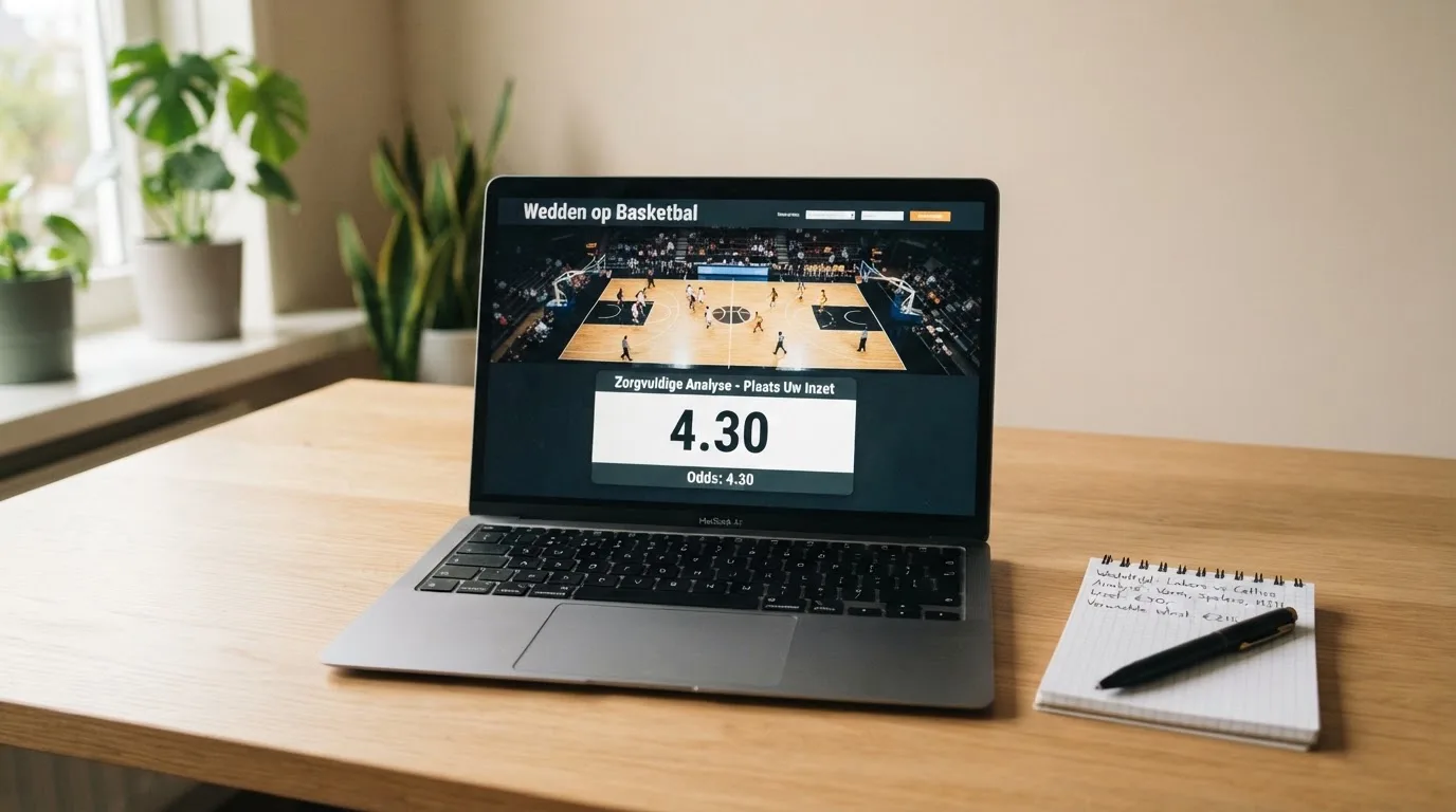 Een lege rechtszaal met houten banken in het ochtendlicht