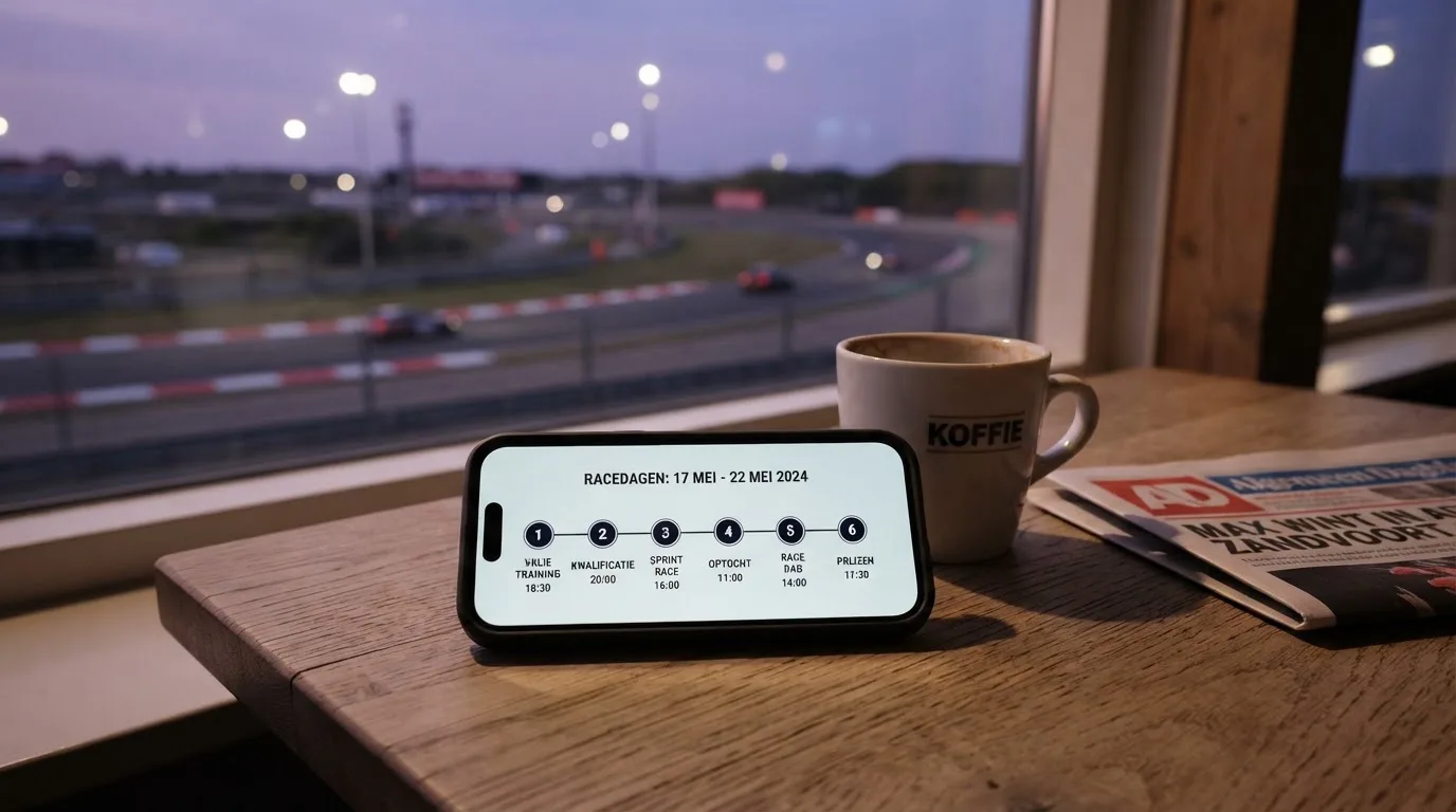 Een leeg voetbalstadion met lichtmasten bij schemering